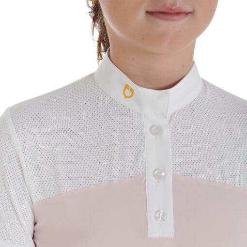 Girls' Slim Fit Competition Polo Shirt With Perforated Fabric - Bild 3