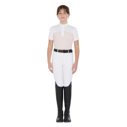 Girls' Slim Fit Competition Polo Shirt With Perforated Fabric - Bild 5