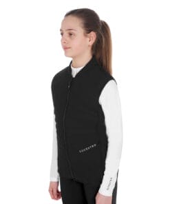Slim Fit Girls' Sleeveless Jacket In Technical Fabric