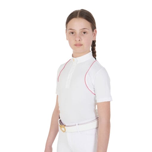 Girls' Slim Fit Competition Polo Shirt With Buttons - Bild 4