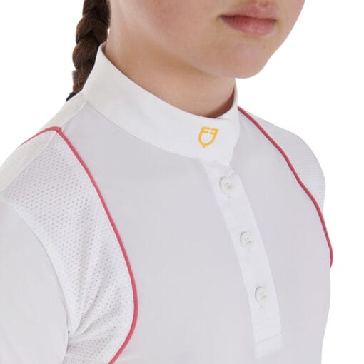 Girls' Slim Fit Competition Polo Shirt With Buttons - Bild 5