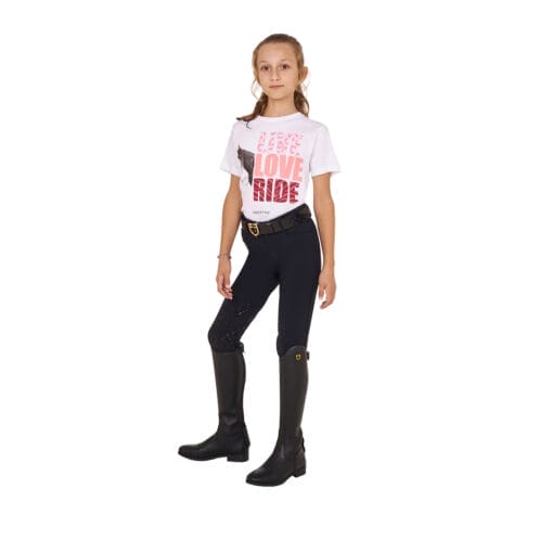 Girls' Live Love Ride Cotton T-Shirt - Bild 2
