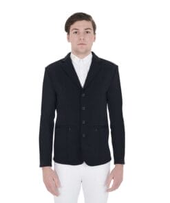Men'S Competition Jacket With Contrasting Embroidered Logo