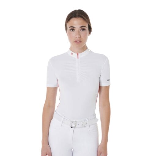 Women'S Slim Fit Training Polo Shirt With Curly In