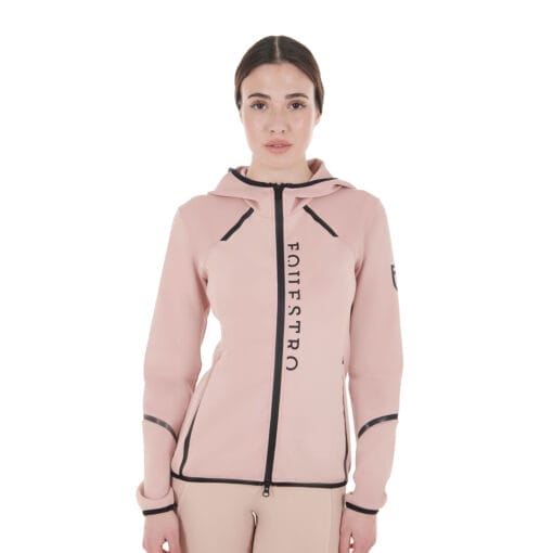 Women'S Technical Sweatshirt In Jersey With Zip